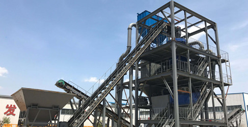 正升重工——工厂制砂楼演示区